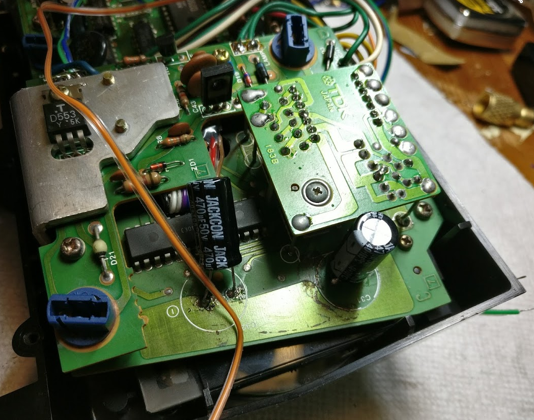 After cleaning and cap replacement