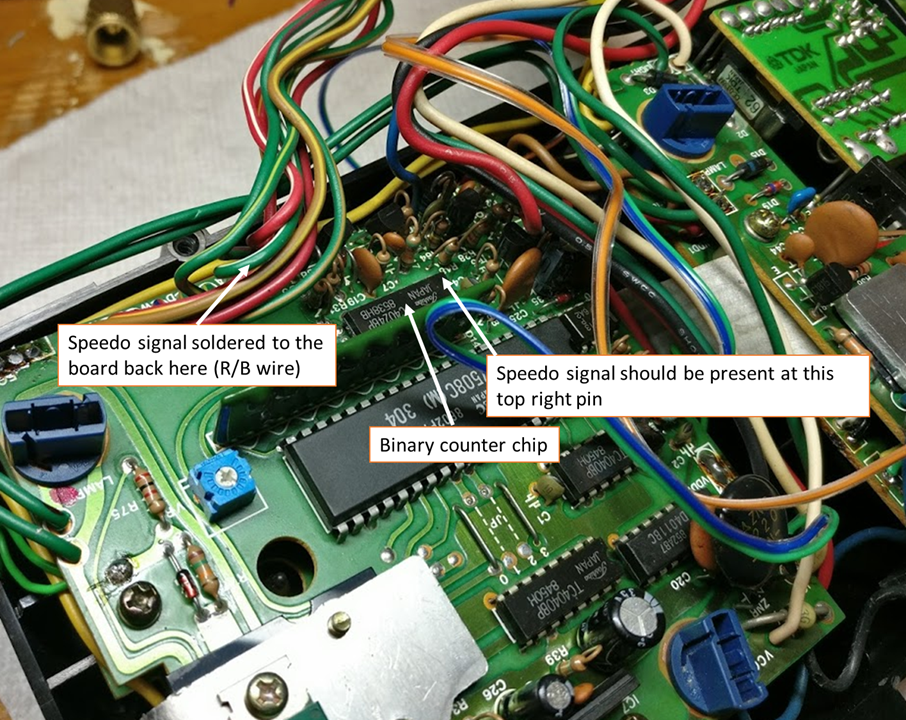 Gauge reinstalled in dash